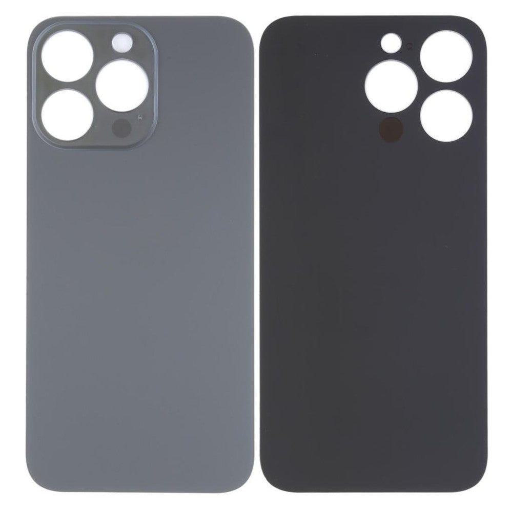 Back Glass Panel for Apple iPhone 14 Pro Black - EGFix Back Glass Panel for Apple iPhone 14 Pro Black - EGFix